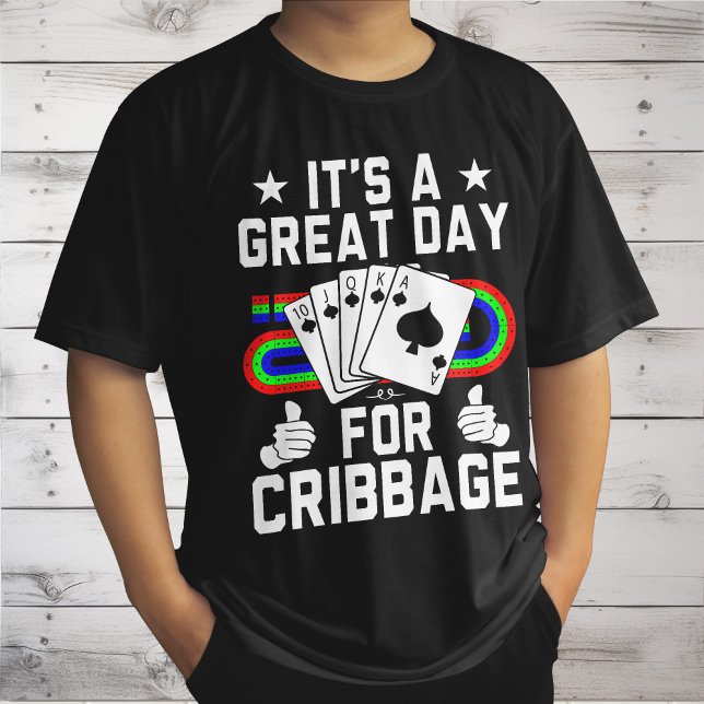 T-shirt Planche de cribbage drôle pour joueur de carte de  (Créateur téléchargé)