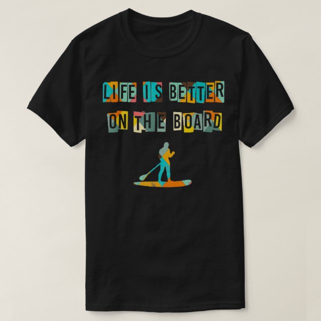 T-shirt Planche de paddle (Design devant)