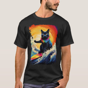 T-shirt Planche de paddle Black Cat