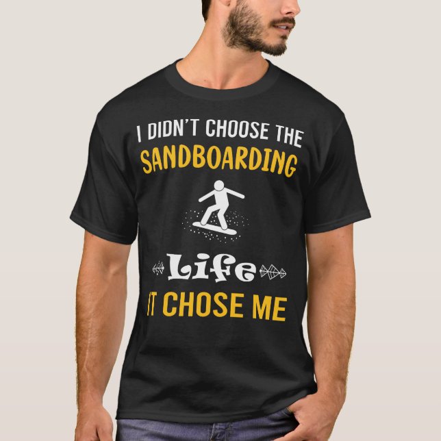 T-shirt Planche de sable Planche de sable Planchiste de sa (Devant)