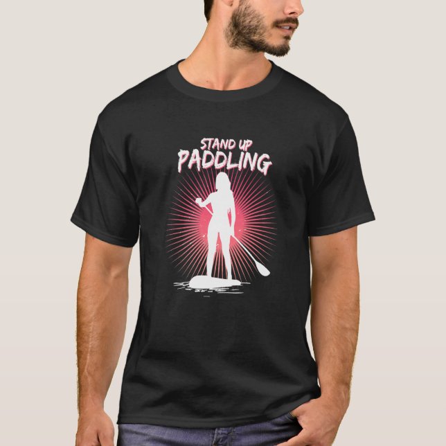 T-shirt Planche de surf stand up paddle (Devant)