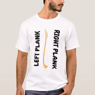 T-shirt Planche droite gauche