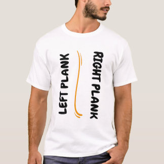 T-shirt Planche droite gauche