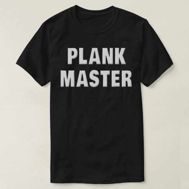 T-shirt Planche Planche Master Drôle Exercice Dire Exercic (Design devant)
