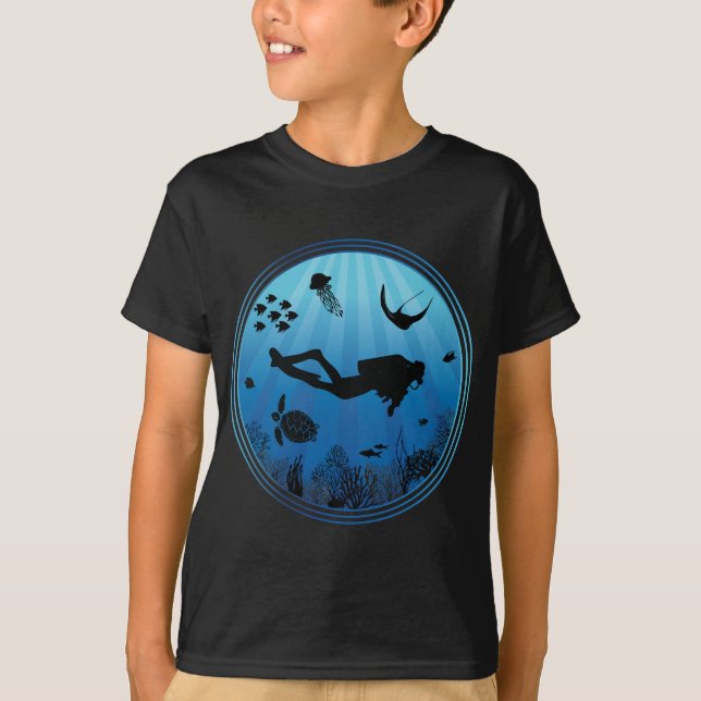 T-shirt Planche sous-marine (Devant)