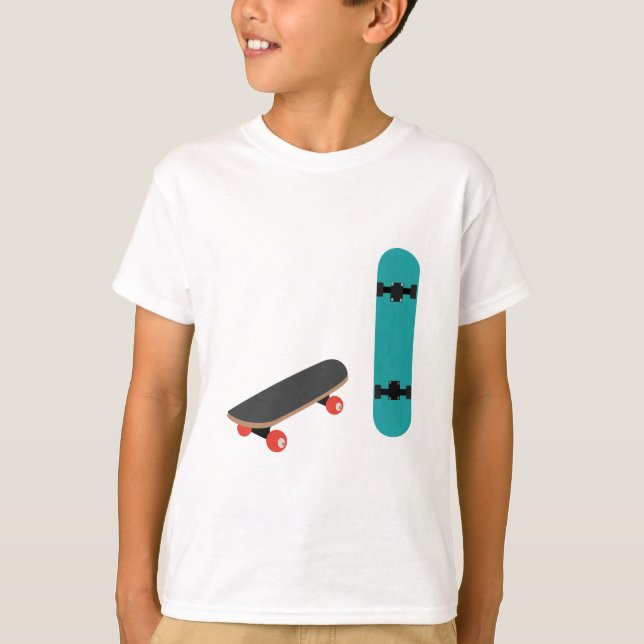 T-shirt Planches à roulettes (Devant)