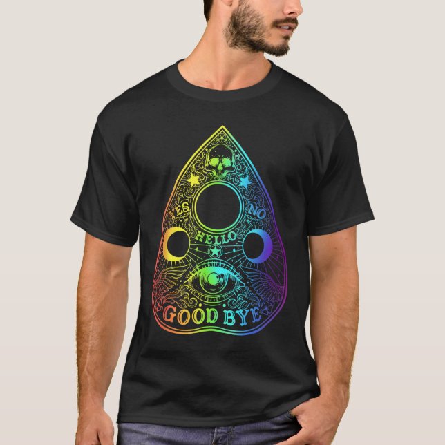 T-shirt Planchette Planchette Gothique Paranormal Hallowee (Devant)