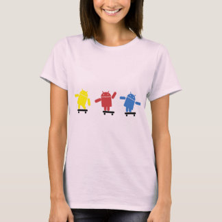 T-shirt Planchiste androïde coloré multi