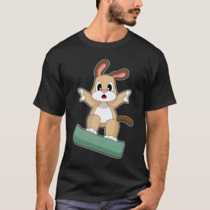 T-shirt Planchiste Chien Planche à Neige Sports d'hiver
