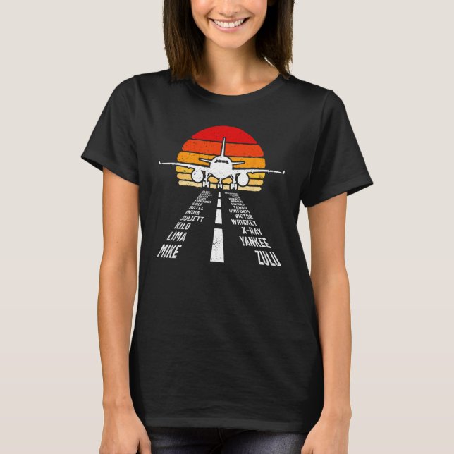 T-shirt Plane, Aviation Lover, Pilot, Flying, Aircraft, Ai (Devant)