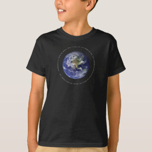 T-shirt Planet Earth Space - Christian John 3:16 Religion