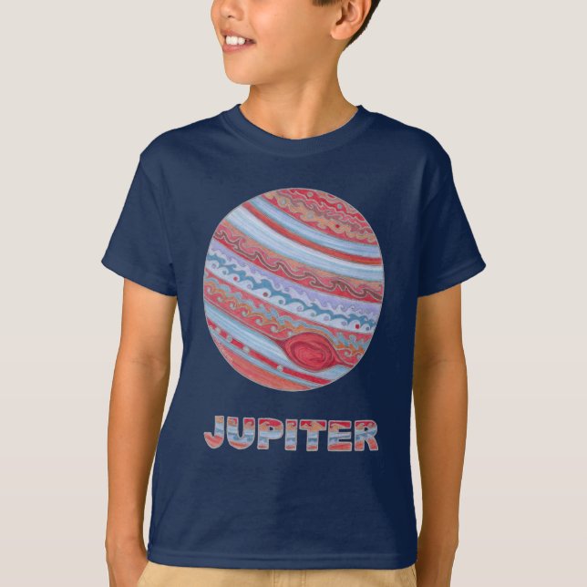 T-shirt Planet Jupiter Chemises Et Vêtements Geektastic (Devant)