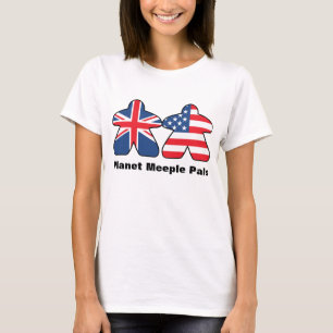T-shirt Planet Meeple Pals, UK & US Femens Shirt