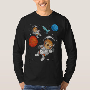 T-shirt Planet Space Travel Rocket Zoo Animal Astronaut Sl