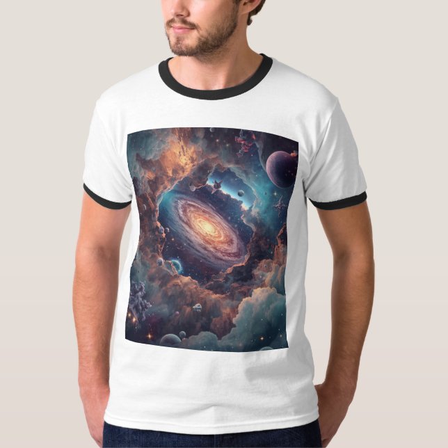 T-shirt planète (Devant)