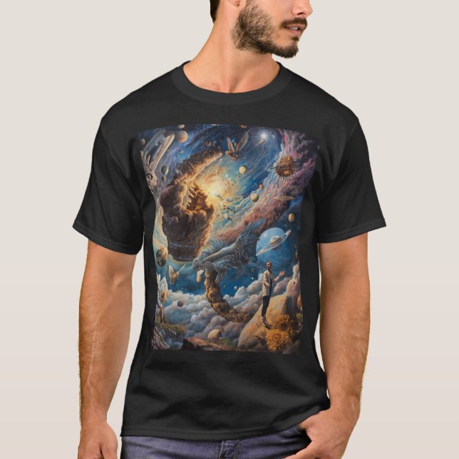 T-shirt planète (Devant)