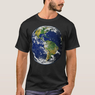 T-shirt Planète Bleue Terre de l'espace