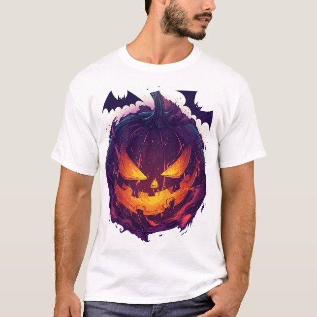 T-shirt Planète citrouille (Devant)
