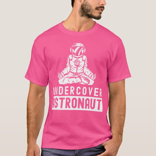 T-shirt Planète d'astronomie spatiale Rocket sous-couverte (Devant)