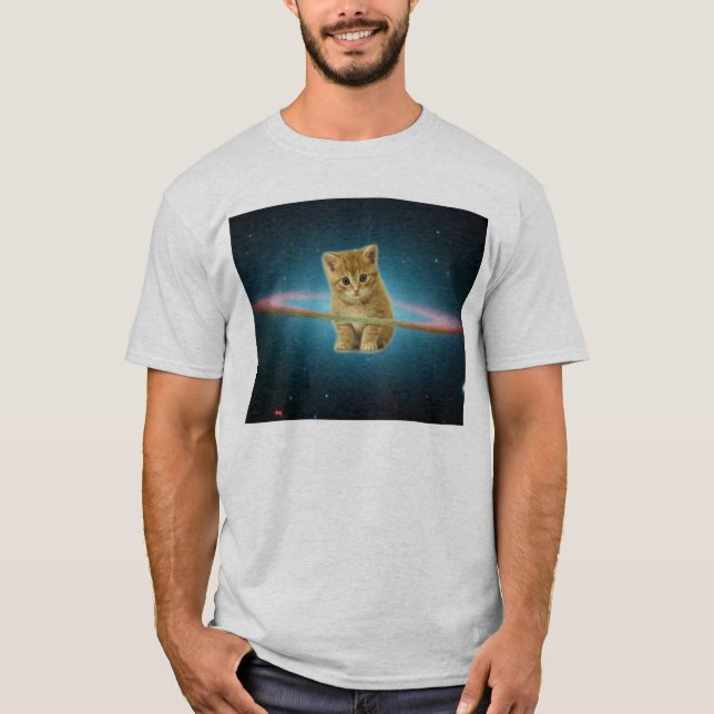 T-shirt Planète de chaton de supernova (Devant)