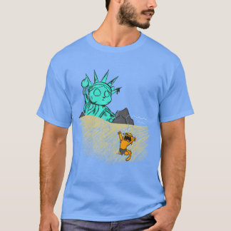 T-shirt Planète de l'animal vintage