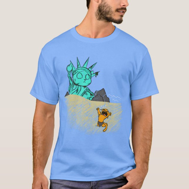 T-shirt Planète de l'animal vintage (Devant)