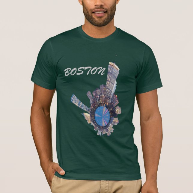 T-shirt planète d'horizon de Boston mini (Devant)