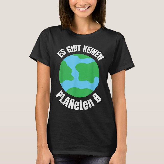 T-shirt Planète Drôle - Globe de Protection de l'Environne (Devant)