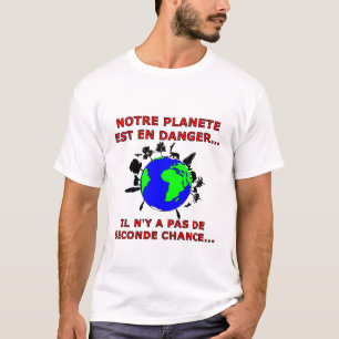T-SHIRT PLANETE EN DANGER