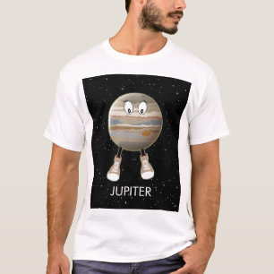 T-shirt Planète Jupiter & Étoiles