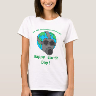 T-shirt Planète Masque à gaz
