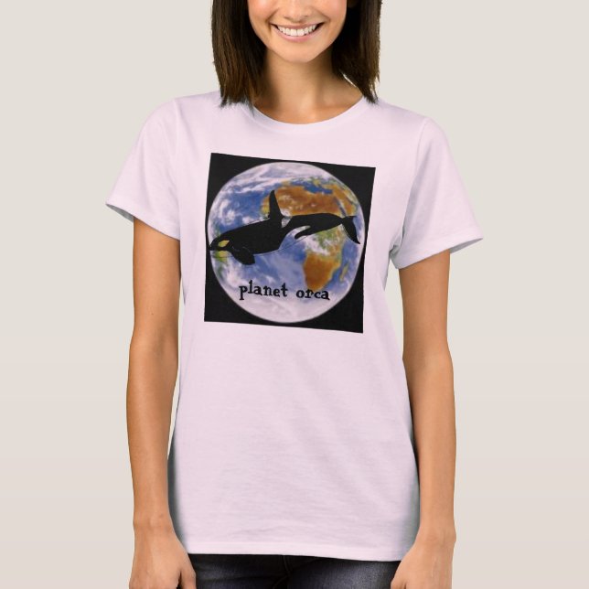 T-shirt Planète Orca Ladies (Devant)