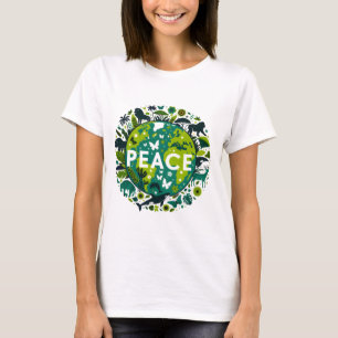 T-shirt Planète pacifique - Sauver l'environnement