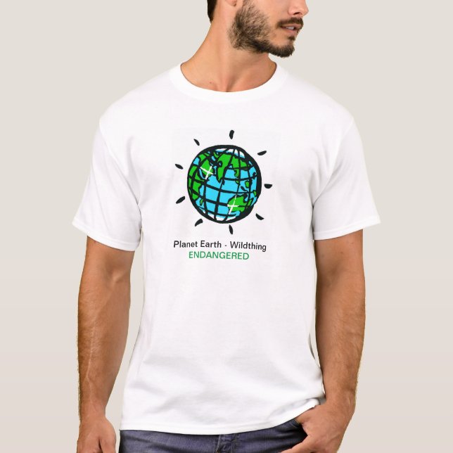 T-shirt Planète TERRE - Conservation - Ecologie - Nature - (Devant)