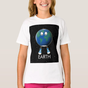 T-shirt Planète Terre et étoiles