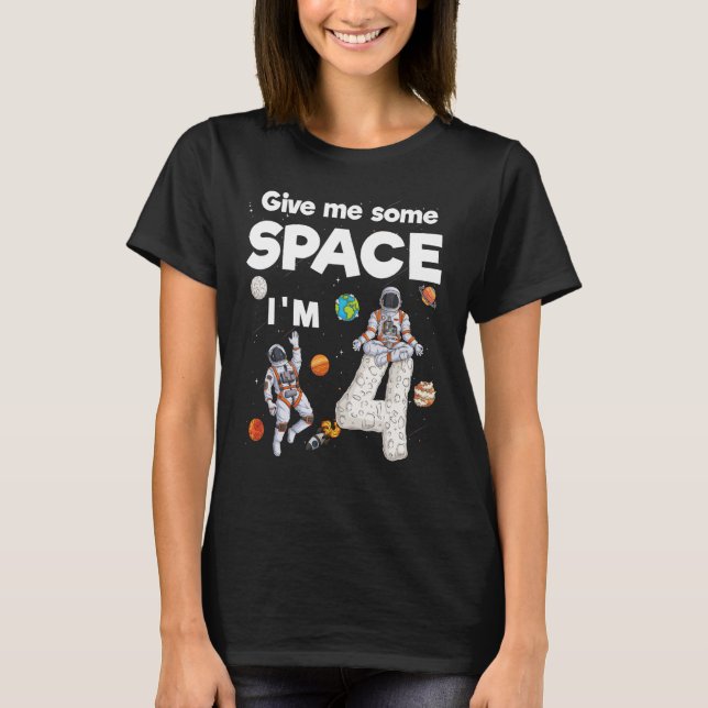 T-shirt Planètes astronautes de l'espace extra-atmosphériq (Devant)