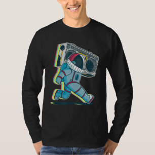 T-shirt Planètes d'astronautes radio rétro vintages