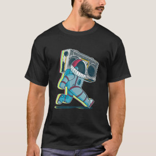 T-shirt Planètes d'astronautes radio rétro vintages