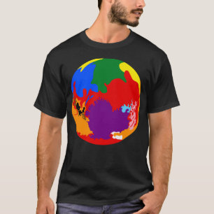 T-shirt Planètes de fierté - Pluton - Fierté de progrès