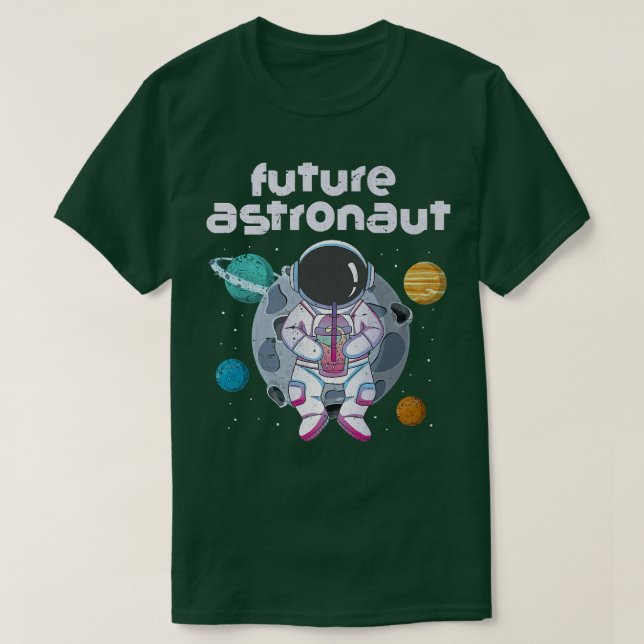 T-shirt Planètes de lune Sciences spatiales Univers A (Design devant)