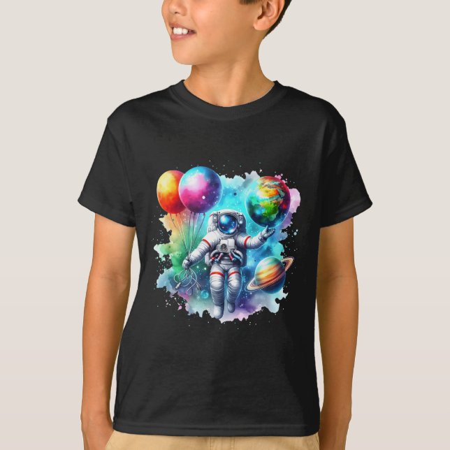 T-shirt Planètes du système solaire Science Espace Garçons (Devant)