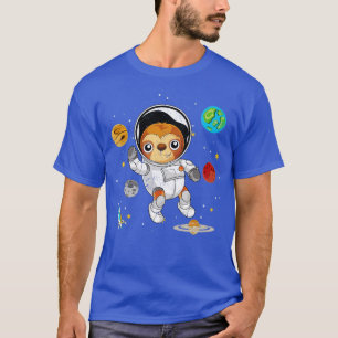 T-shirt Planètes Lazy Animal Astronomie spatiale Astronome