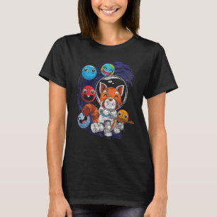 T-shirt Planètes mignonnes Espace extra-atmosphérique Chin