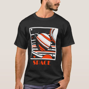 T-shirt Planètes spatiales Uranus Saturn Neptune Universe