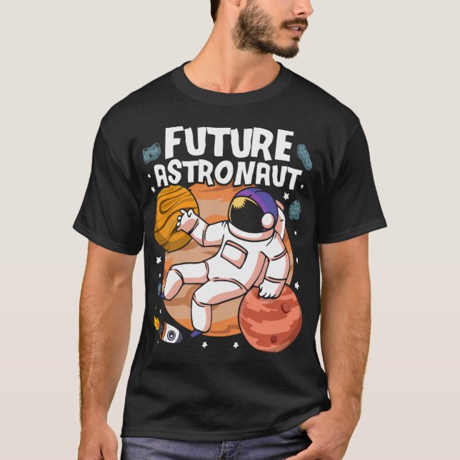 T-shirt Planètes Universelles Astronomie Spatiale Astronom (Devant)