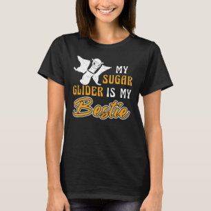 T-shirt Planeur de sucre Bestie Forêt Animal Rodent Flying