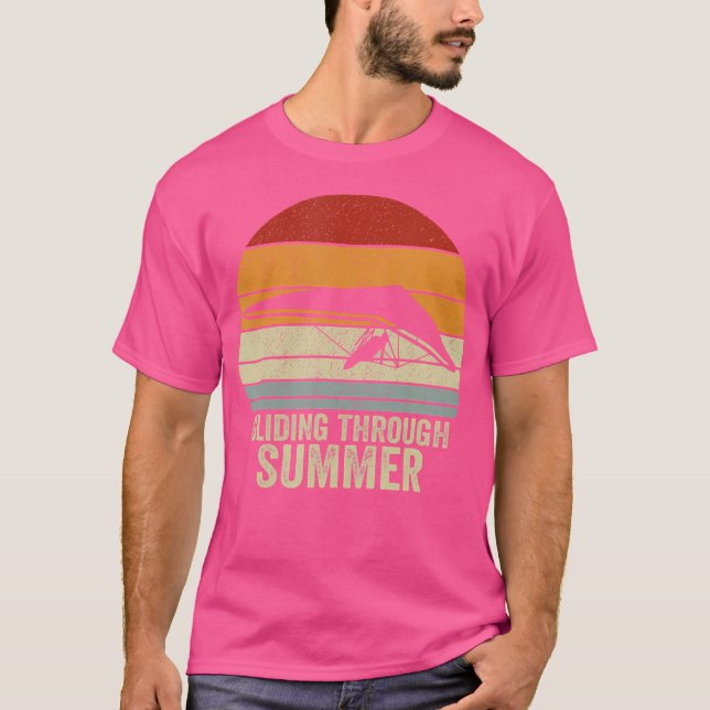 T-shirt Planeur de vol libre d'été (Devant)
