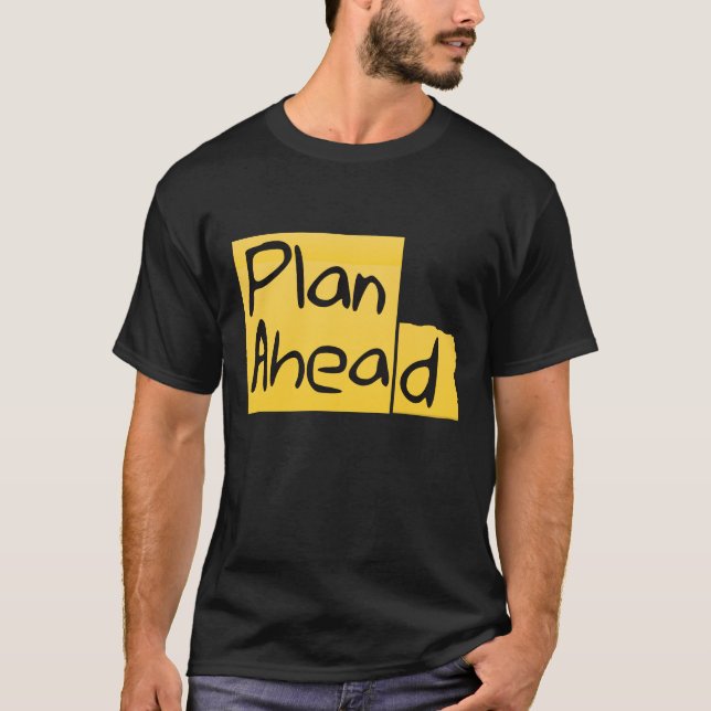 T-shirt Planification pour l'avenir (Devant)
