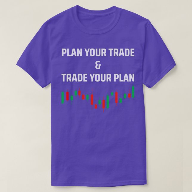 T-shirt planifier votre commerce Investisseur trading bais (Design devant)
