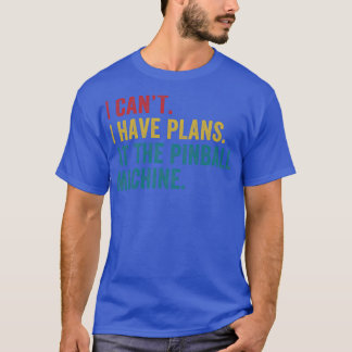 T-shirt Plans à la Pinball Machine Pinball Player Arcade